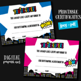 You're Super - Fill In the Blank Certificates