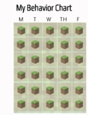 Minecraft Themed Behavior Chart