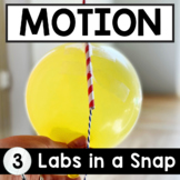Motion Labs in a Snap | Fun Force and Motion Science Activities | 3rd Grade