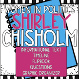 Women's History: Shirley Chisholm Informational Text | Print + Digital