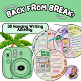 "Spring Break Snapshots" Hanging Writing Craft