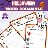 Halloween Word Scramble: Puzzle Game 1st~5th Grade