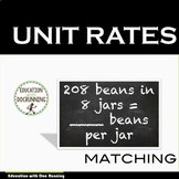 Unit Rates Activity Matching Task Cards (CCSS.8.EE.B.5)